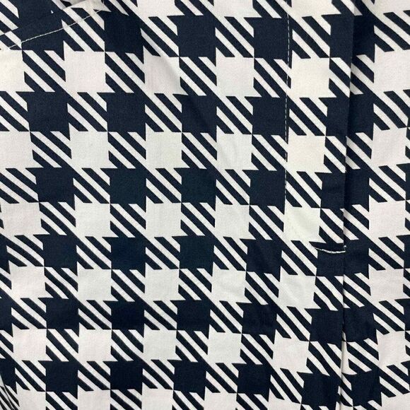 NWT Tommy Hilfiger Navy White Checkered Work Chino Pants Size 12 MSRP 89$ - Picture 7 of 8